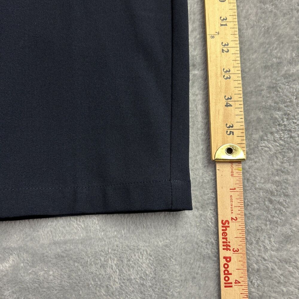 Calvin Klein Stretch Drawstring Navy Blue Dress Pants 36x30 Travel Tech Casual - Picture 5 of 14